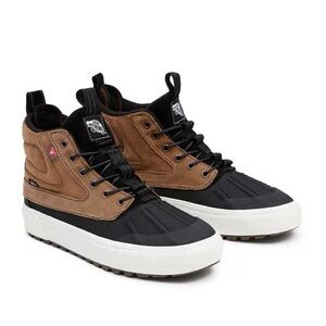 Van’s Unisex Black and Brown MTE Sk8 High-Top Sneakers Prima loft New